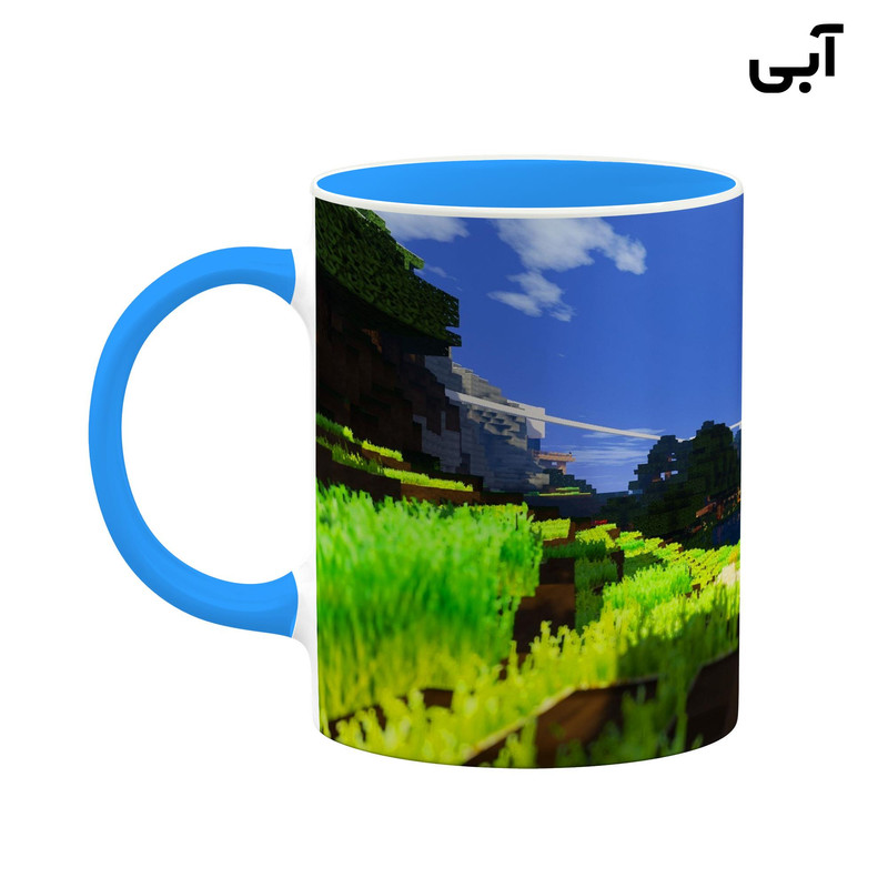 فاکس شاپ ماگ کاکتی طرح ماینکرافت minecraft مدل mgh41338
