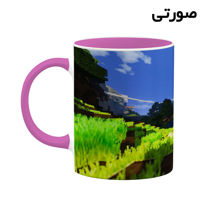 فاکس شاپ ماگ کاکتی طرح ماینکرافت minecraft مدل mgh41338