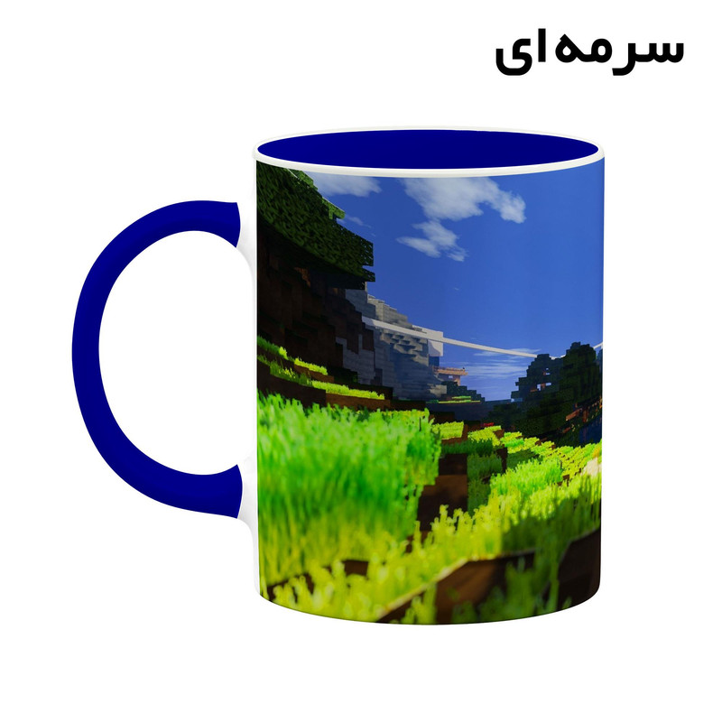 فاکس شاپ ماگ کاکتی طرح ماینکرافت minecraft مدل mgh41338