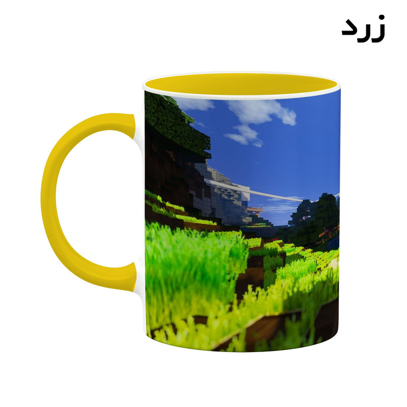 فاکس شاپ ماگ کاکتی طرح ماینکرافت minecraft مدل mgh41338