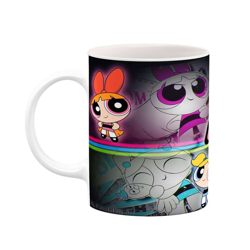 فاکس شاپ ماگ کاکتی مدل کارتون The Powerpuff Girls کد mgh23460