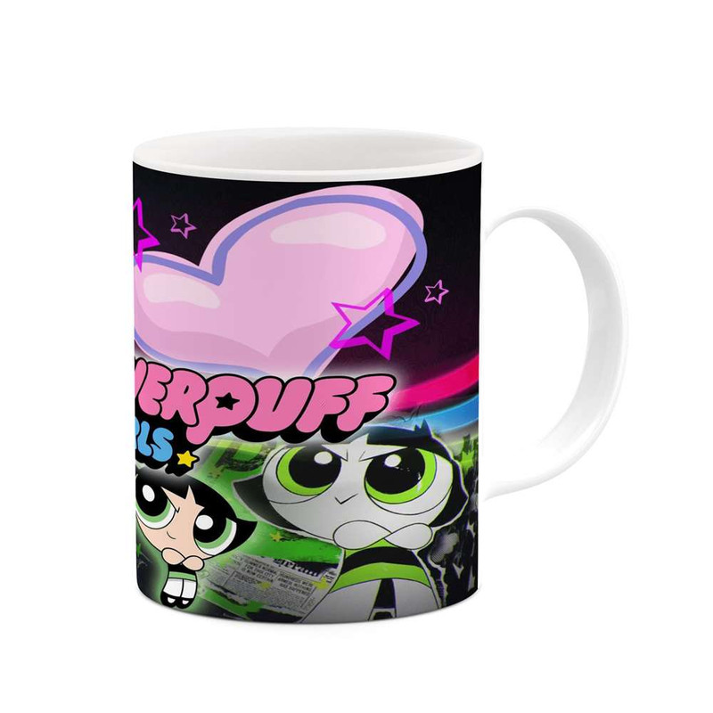 فاکس شاپ ماگ کاکتی مدل کارتون The Powerpuff Girls کد mgh23460