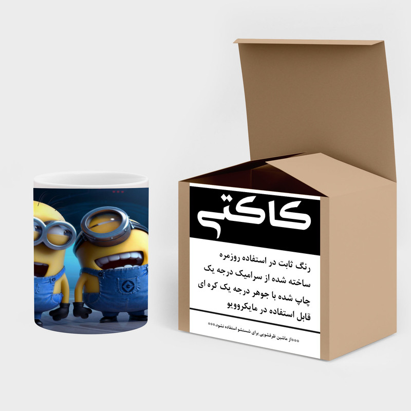 فاکس شاپ ماگ کاکتی طرح minion مینیون مدل mgh42713