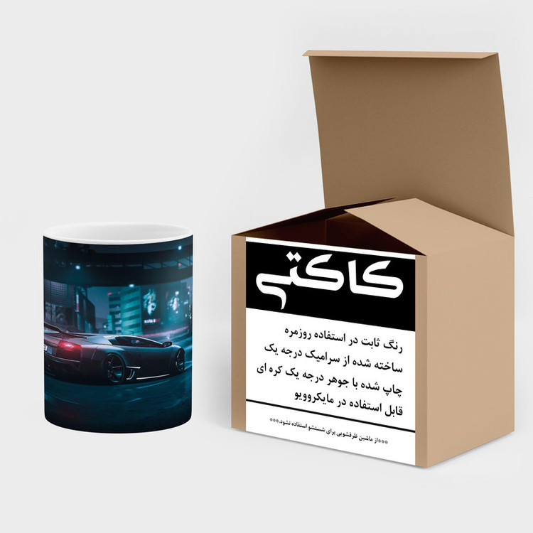 فاکس شاپ ماگ کاکتی مدل ماشین کد mgh17424