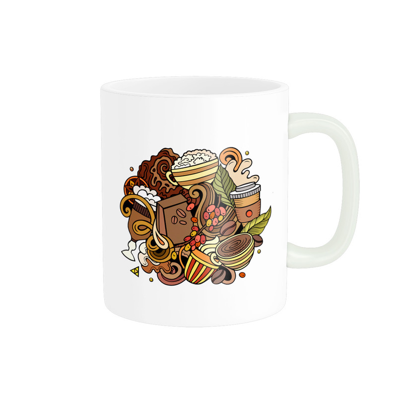 فاکس شاپ ماگ استلار طرح قهوه و کافی coffee کد 1387