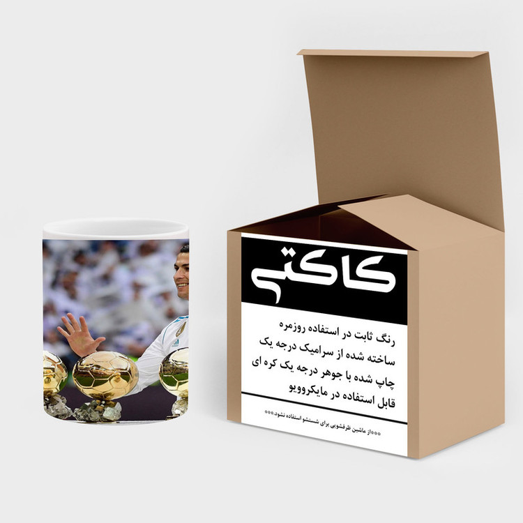 فاکس شاپ ماگ کاکتی طرح Ronaldo رونالدو مدل mgh43142