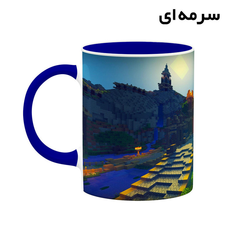 فاکس شاپ ماگ کاکتی طرح ماینکرافت minecraft مدل mgh41115