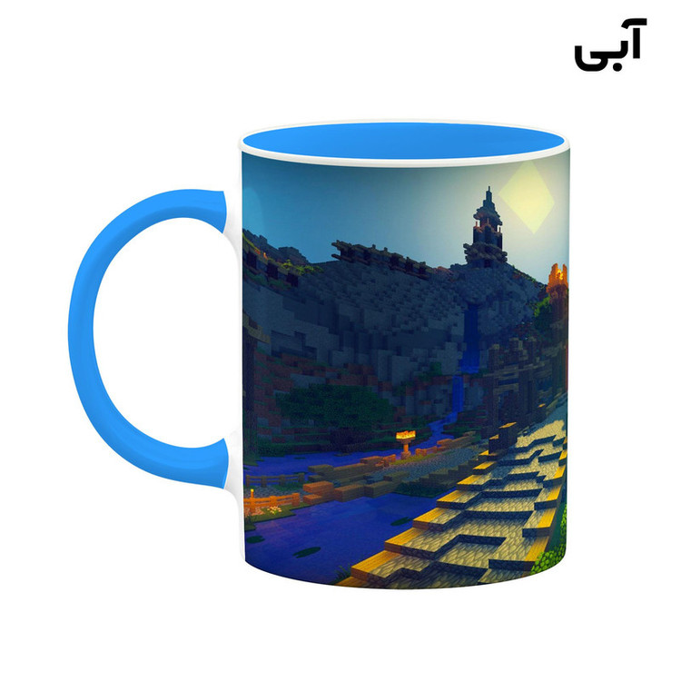 فاکس شاپ ماگ کاکتی طرح ماینکرافت minecraft مدل mgh41115