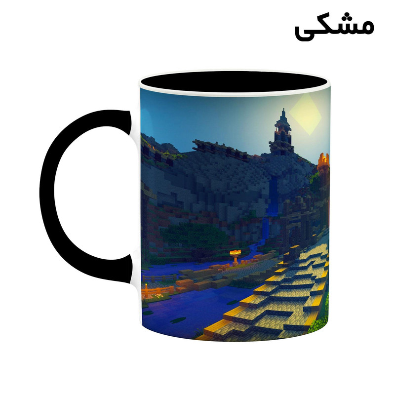 فاکس شاپ ماگ کاکتی طرح ماینکرافت minecraft مدل mgh41115