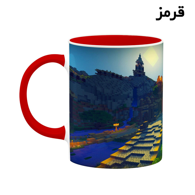 فاکس شاپ ماگ کاکتی طرح ماینکرافت minecraft مدل mgh41115