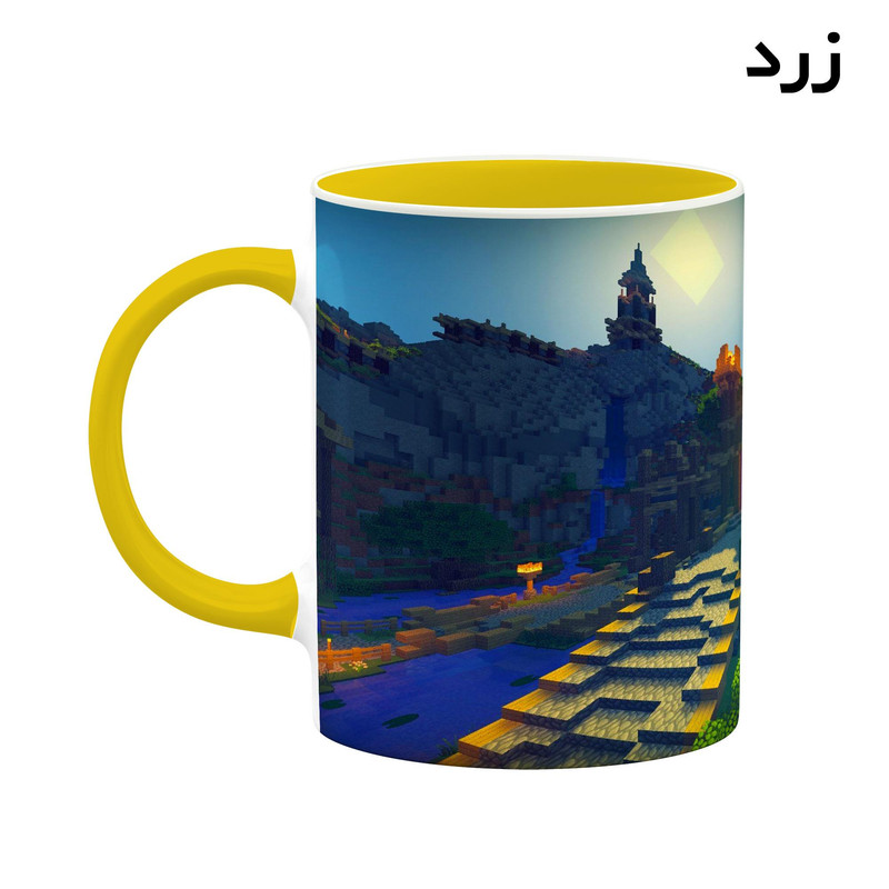 فاکس شاپ ماگ کاکتی طرح ماینکرافت minecraft مدل mgh41115