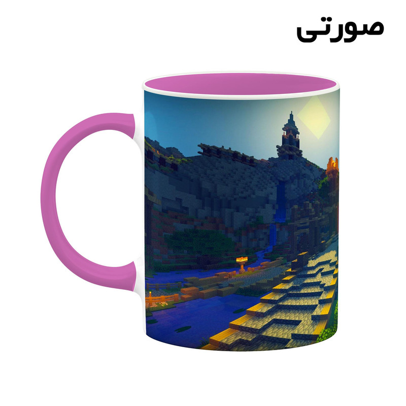 فاکس شاپ ماگ کاکتی طرح ماینکرافت minecraft مدل mgh41115