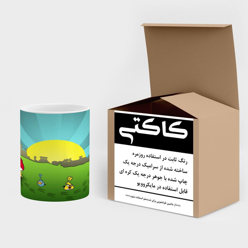 فاکس شاپ ماگ کاکتی مدل بازی پرندگان خشمگین Angry Birds کد mgh27476