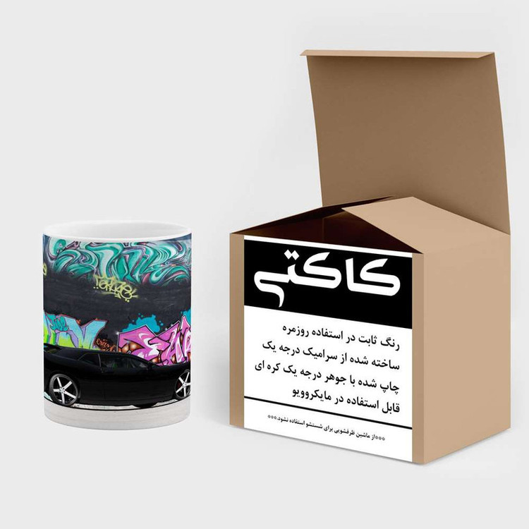 فاکس شاپ ماگ کاکتی مدل Grafiti کد mgh20457