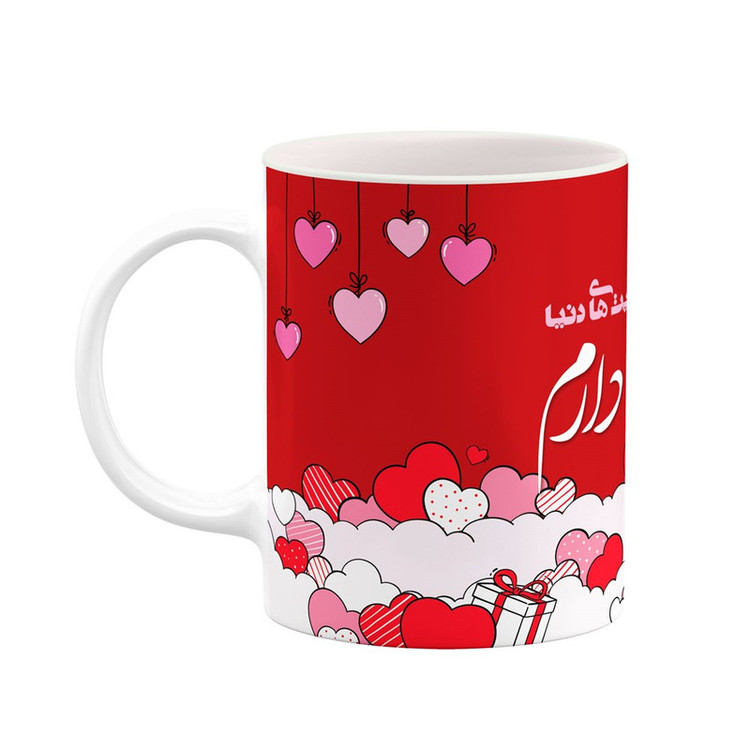 فاکس شاپ ماگ کاکتی طرح اسم مهبد مدل عاشقانه کد mgn84019