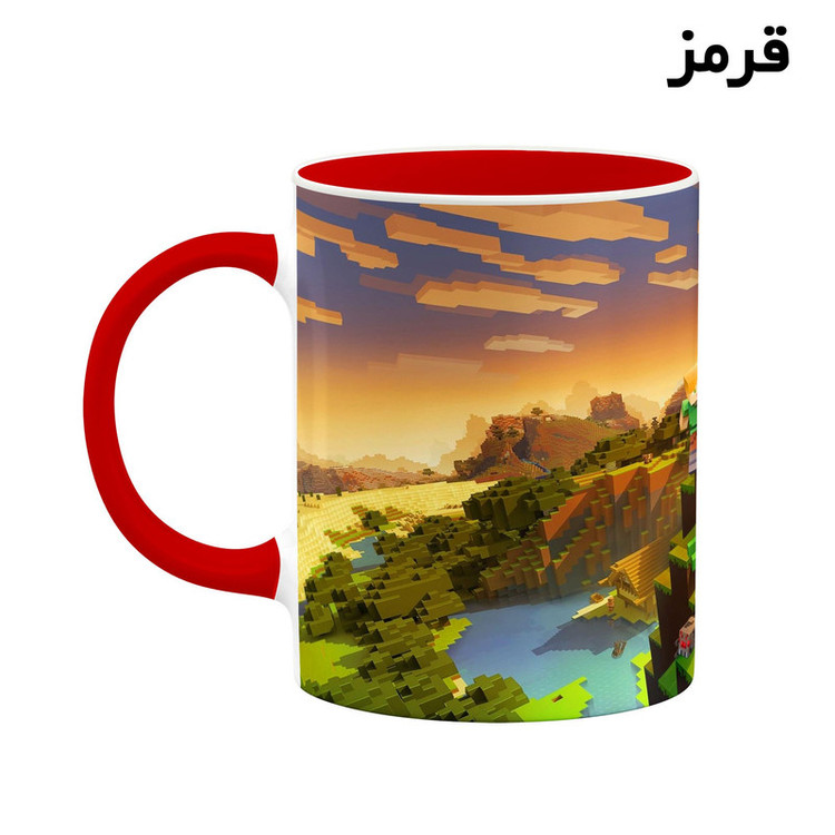 فاکس شاپ ماگ کاکتی طرح ماینکرافت minecraft مدل mgh41562