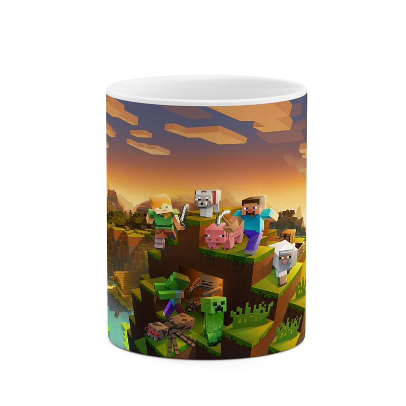 فاکس شاپ ماگ کاکتی طرح ماینکرافت minecraft مدل mgh41562