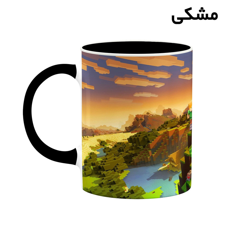 فاکس شاپ ماگ کاکتی طرح ماینکرافت minecraft مدل mgh41562
