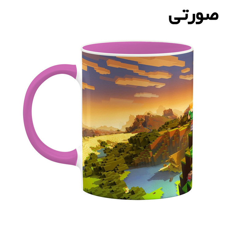 فاکس شاپ ماگ کاکتی طرح ماینکرافت minecraft مدل mgh41562