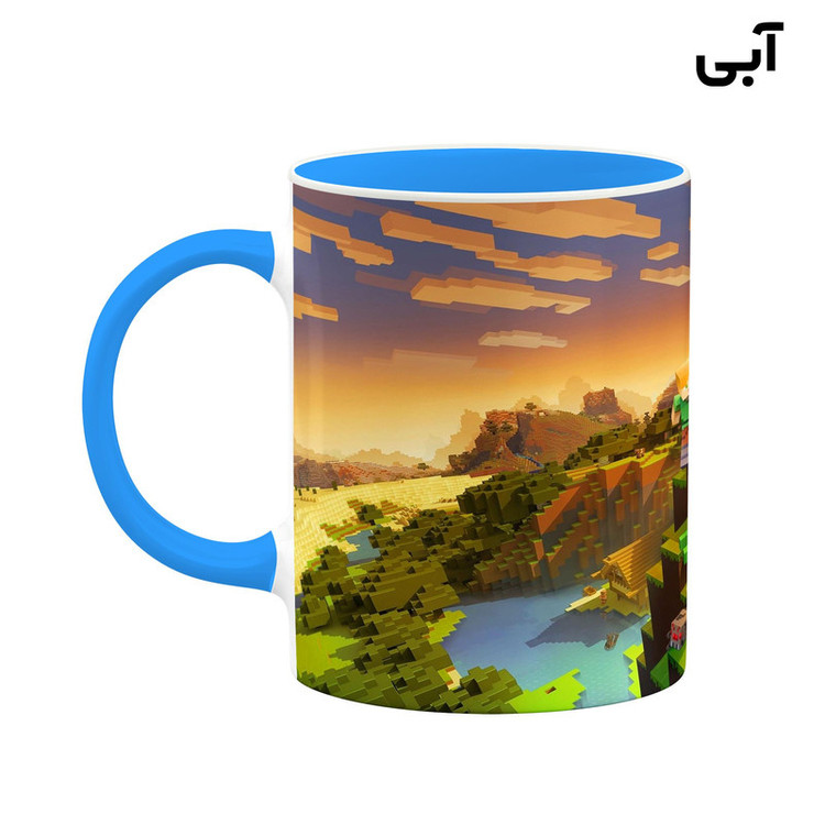 فاکس شاپ ماگ کاکتی طرح ماینکرافت minecraft مدل mgh41562