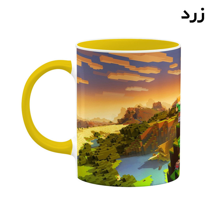 فاکس شاپ ماگ کاکتی طرح ماینکرافت minecraft مدل mgh41562