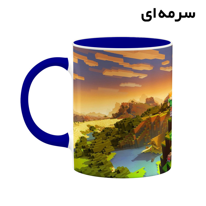 فاکس شاپ ماگ کاکتی طرح ماینکرافت minecraft مدل mgh41562