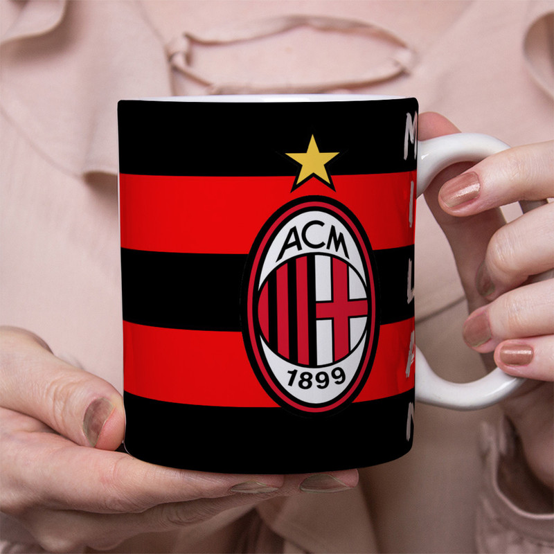فاکس شاپ ماگ مدل آث میلان طرح ac milan