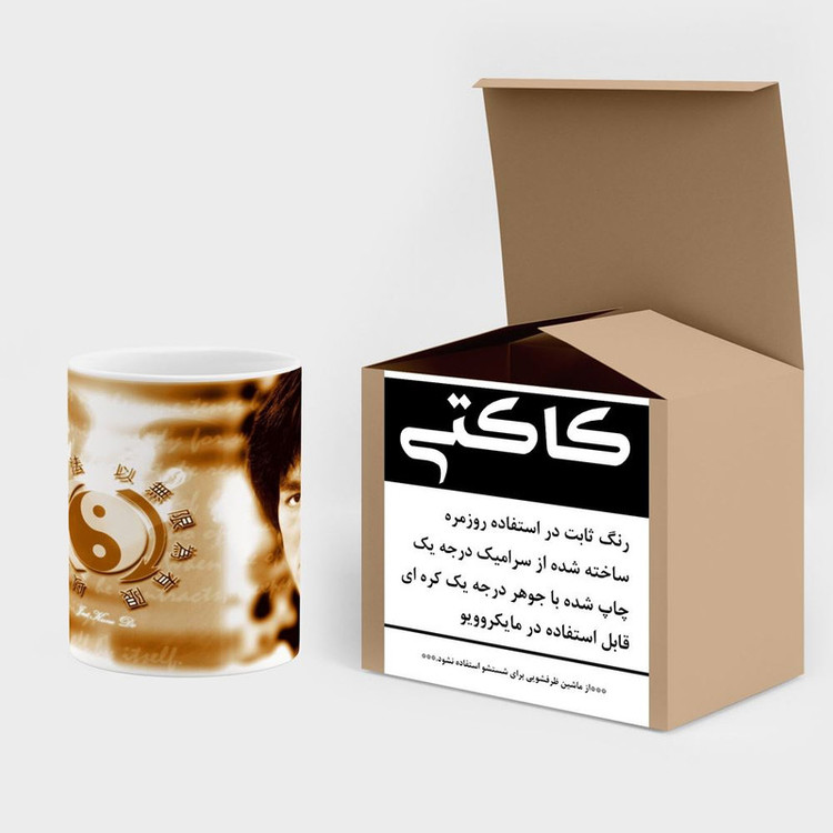 فاکس شاپ ماگ کاکتی طرح بروسلی Bruce Lee مدل mgh25357