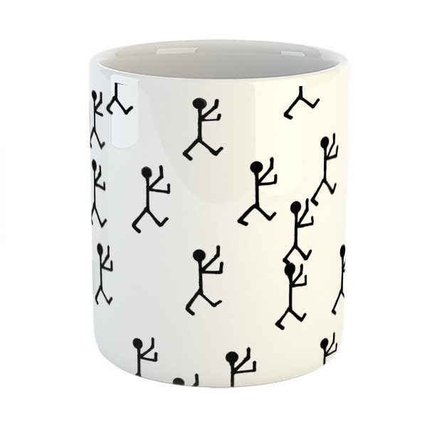 فاکس شاپ ماگ مدل stick men طرح 1
