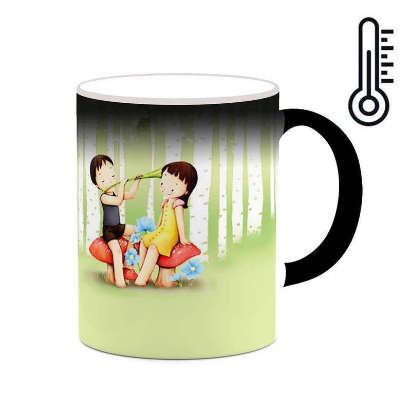 فاکس شاپ ماگ حرارتی کاکتی مدل عاشقانه کد mgh20803