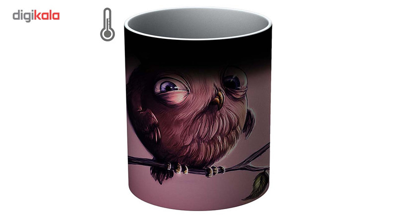 فاکس شاپ ماگ حرارتی آتوسا مدل جغد Temp Owl 033