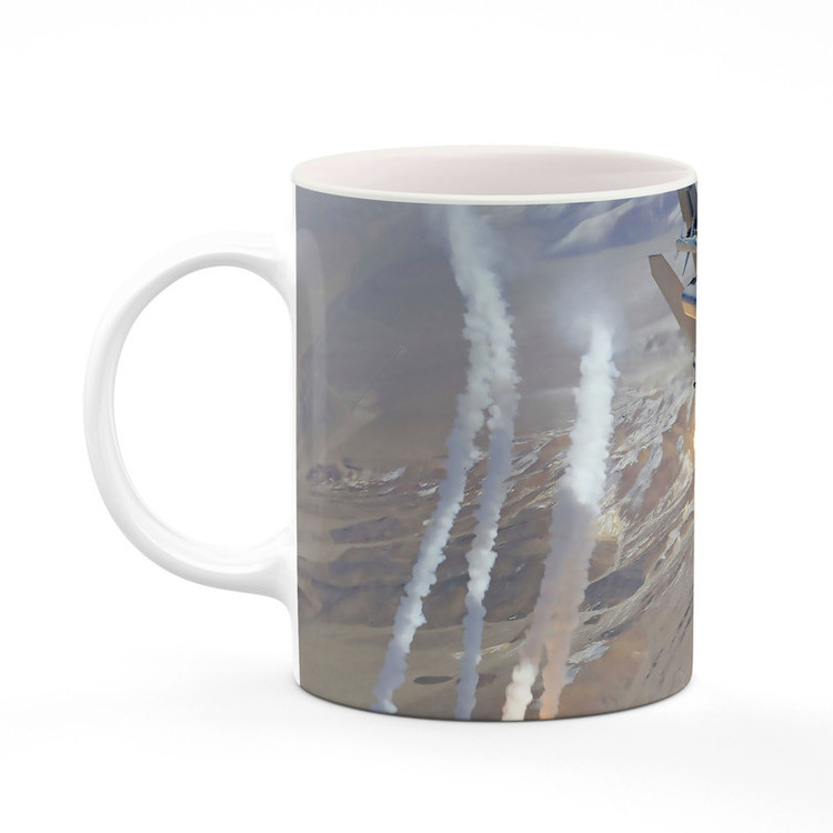 فاکس شاپ ماگ طرح هواپیمای جنگنده مدل mug03715