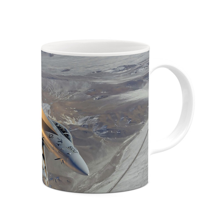 فاکس شاپ ماگ طرح هواپیمای جنگنده مدل mug03715
