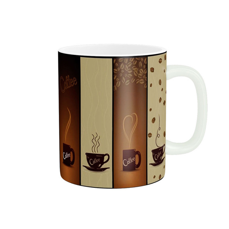 فاکس شاپ ماگ پادآفرین طرح قهوه و کافی Coffee کد 1449