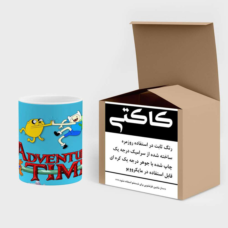 فاکس شاپ ماگ کاکتی مدل کارتون Adventure Time کد mgh22070