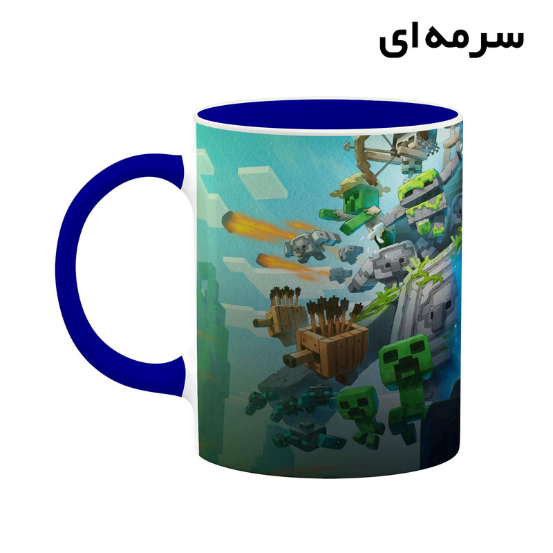 فاکس شاپ ماگ کاکتی طرح ماینکرافت minecraft مدل mgh41425