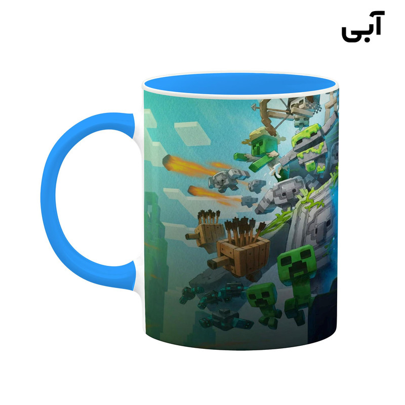 فاکس شاپ ماگ کاکتی طرح ماینکرافت minecraft مدل mgh41425