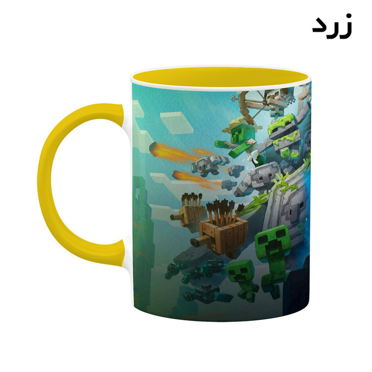 فاکس شاپ ماگ کاکتی طرح ماینکرافت minecraft مدل mgh41425