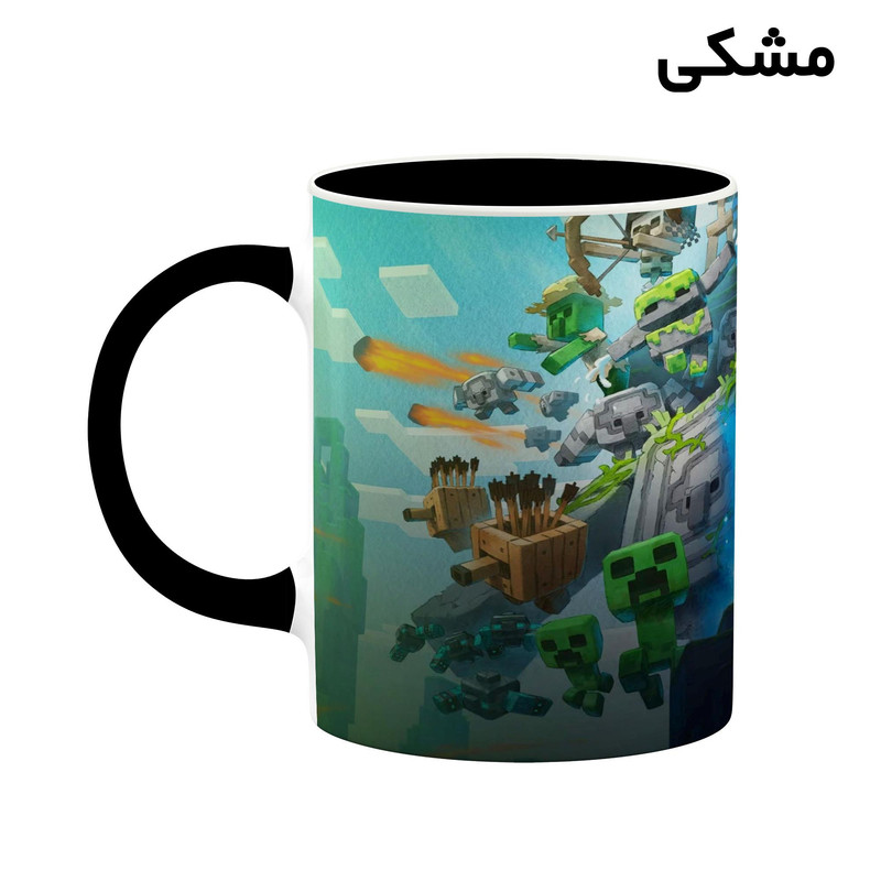 فاکس شاپ ماگ کاکتی طرح ماینکرافت minecraft مدل mgh41425