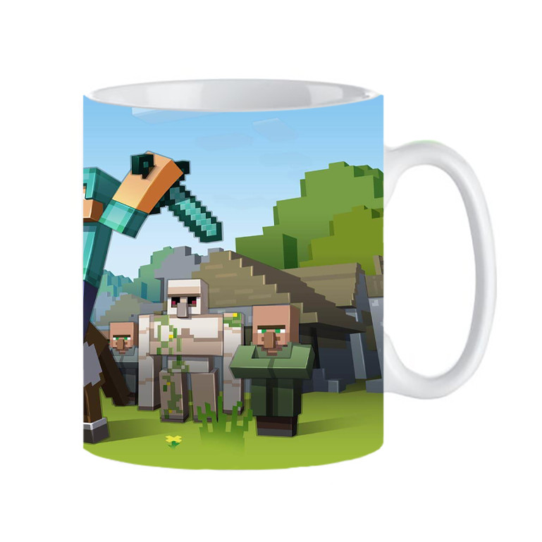 فاکس شاپ ماگ طرح بازی ماینکرافت و شمشیر و اسب minecraft کد 600