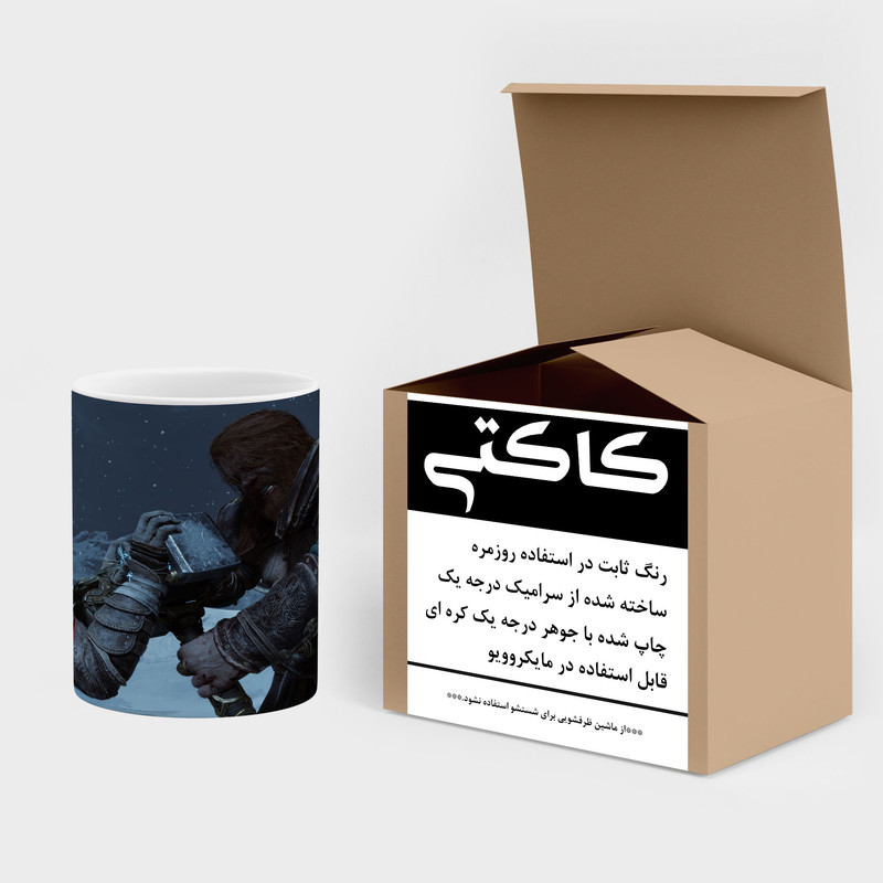 فاکس شاپ ماگ کاکتی طرح گاد آف وار God Of War مدل mgh40636
