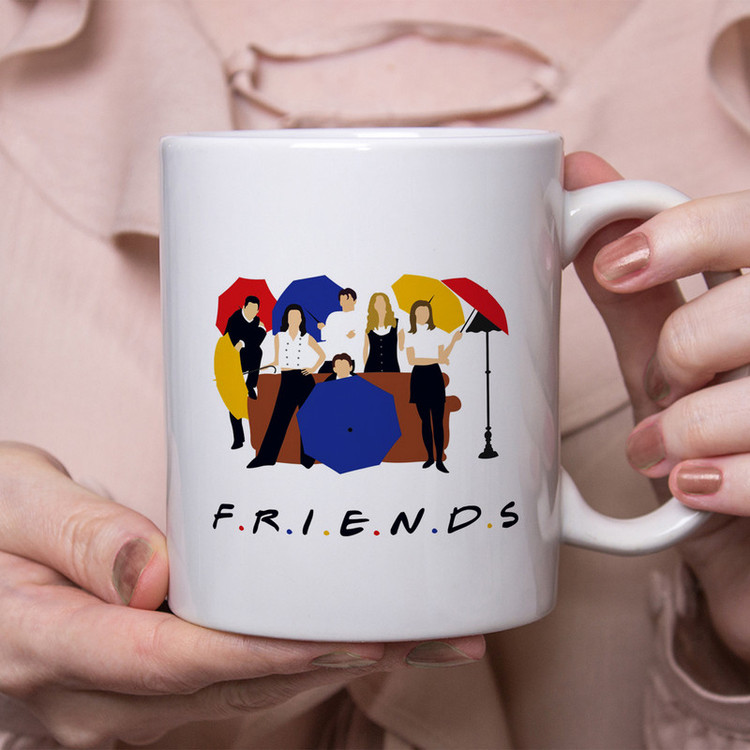 فاکس شاپ ماگ طرح friends مدل شیده