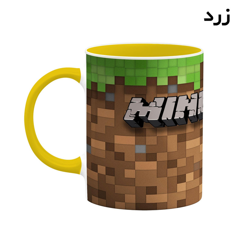 فاکس شاپ ماگ کاکتی طرح ماینکرافت minecraft مدل mgh41168