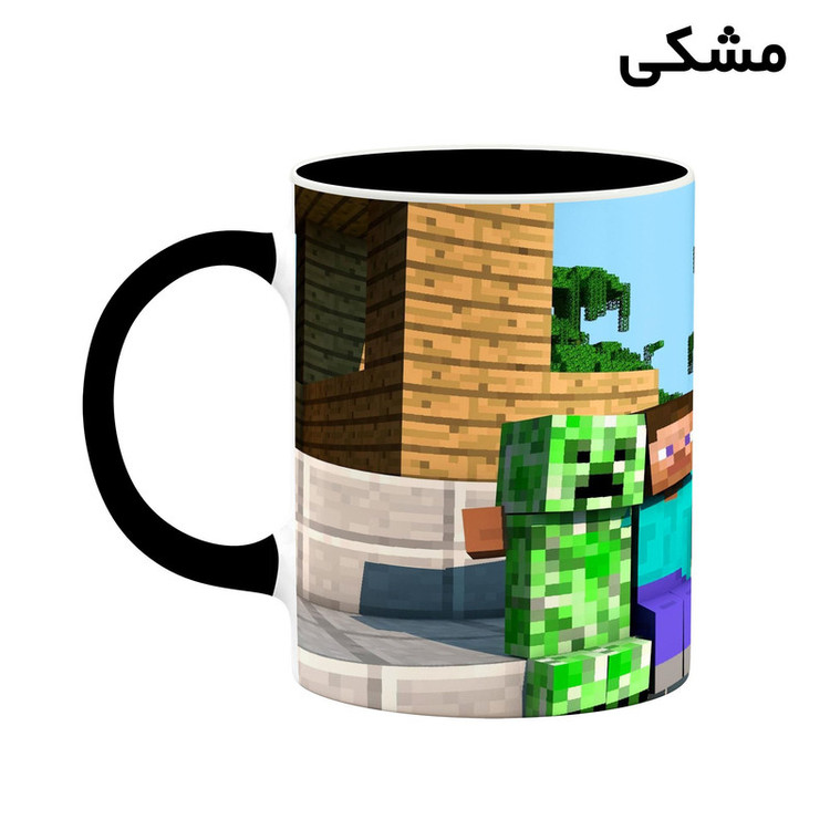 فاکس شاپ ماگ کاکتی طرح ماینکرافت minecraft مدل mgh41210
