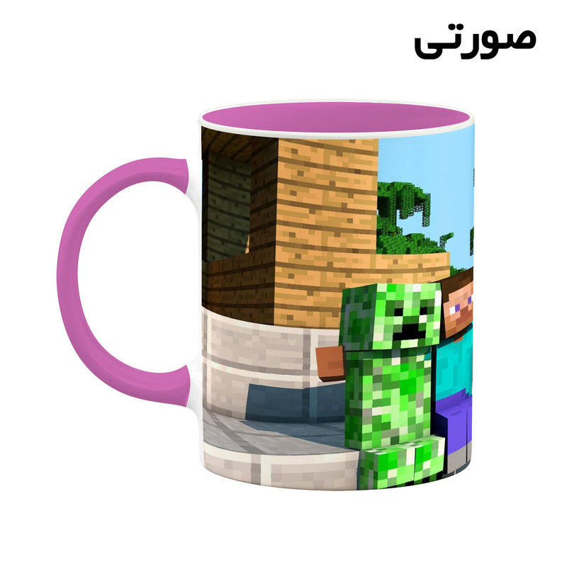 فاکس شاپ ماگ کاکتی طرح ماینکرافت minecraft مدل mgh41210