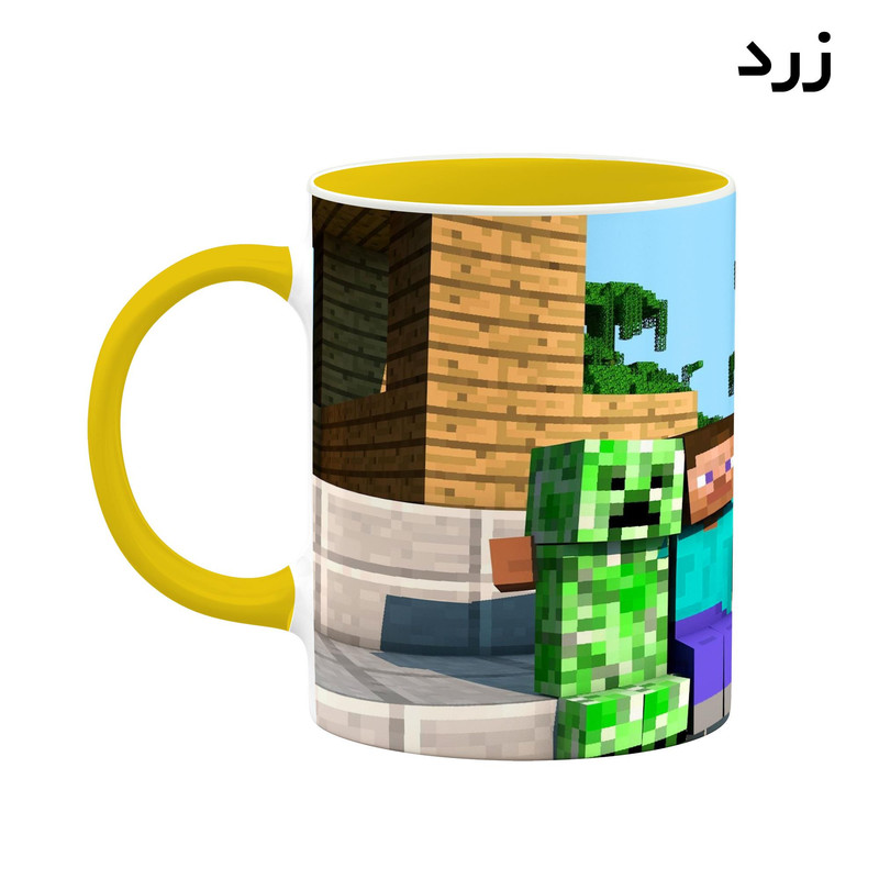 فاکس شاپ ماگ کاکتی طرح ماینکرافت minecraft مدل mgh41210