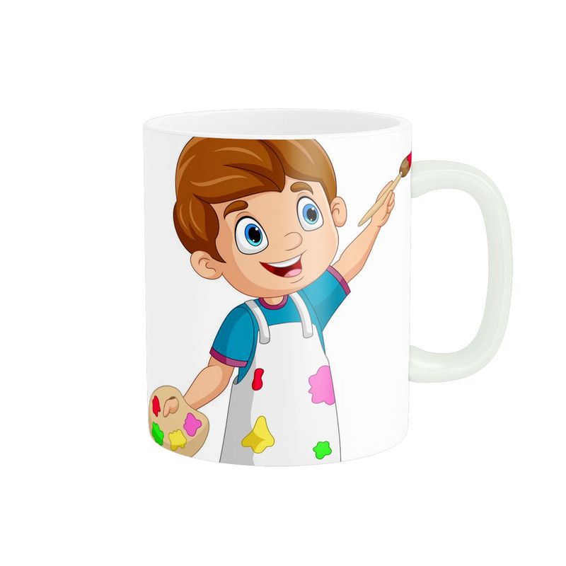 فاکس شاپ ماگ مدل پسرک نقاش کد 171