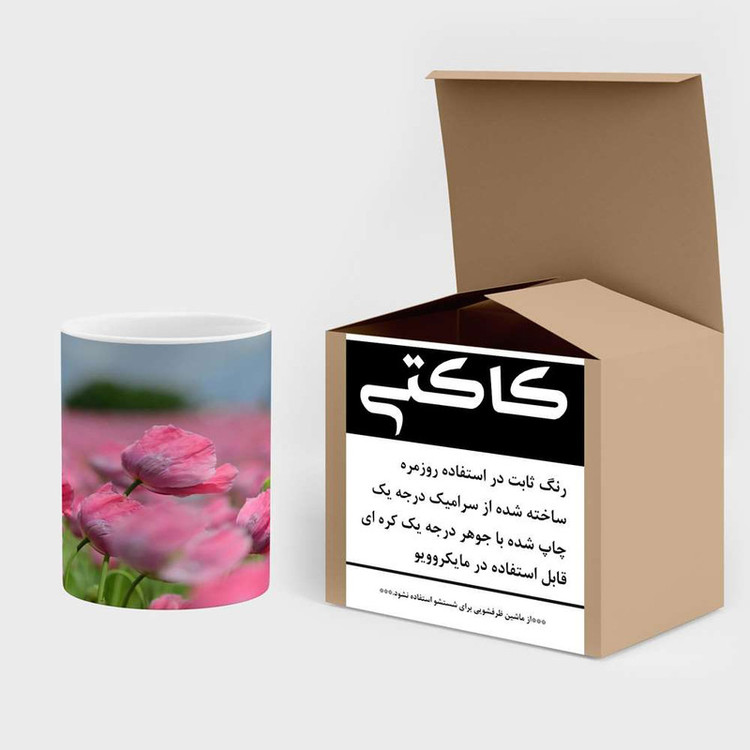 فاکس شاپ ماگ کاکتی مدل گل کد mgh14473
