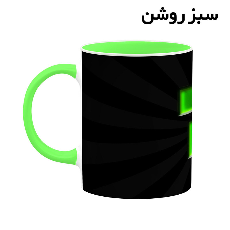 فاکس شاپ ماگ کاکتی طرح ماینکرافت minecraft مدل mgh41311