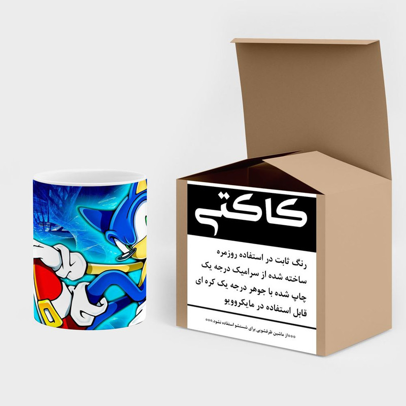 فاکس شاپ ماگ کاکتی مدل بازی سونیک Sonic The Hedgehog کد mgh30228